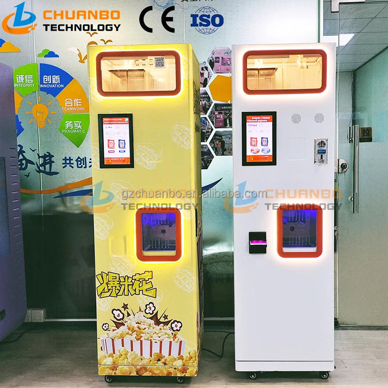 Factory Digital Corn Automatic Popcorn Vending Machine Price With High Quality Popcorn Machine