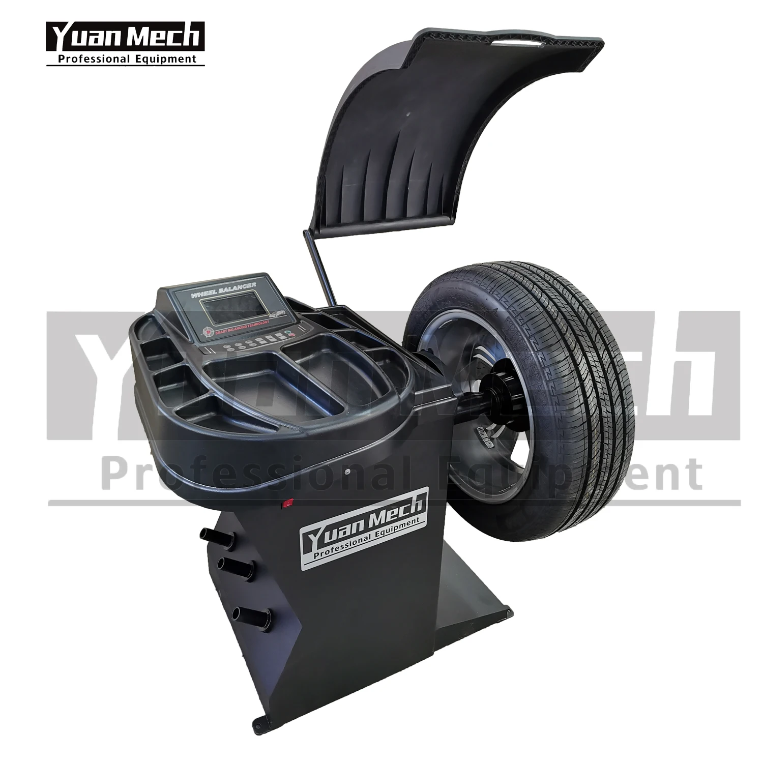 YuanMech LCD Full Automatic Wheel Balancer Machine New Design With CE