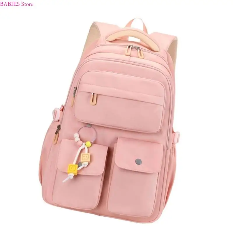 

C9GB Student School Bag Travel Bag Aesthetic Backpack Laptop Bag Large Capacity Casual Daypacks Lightweight Backpack