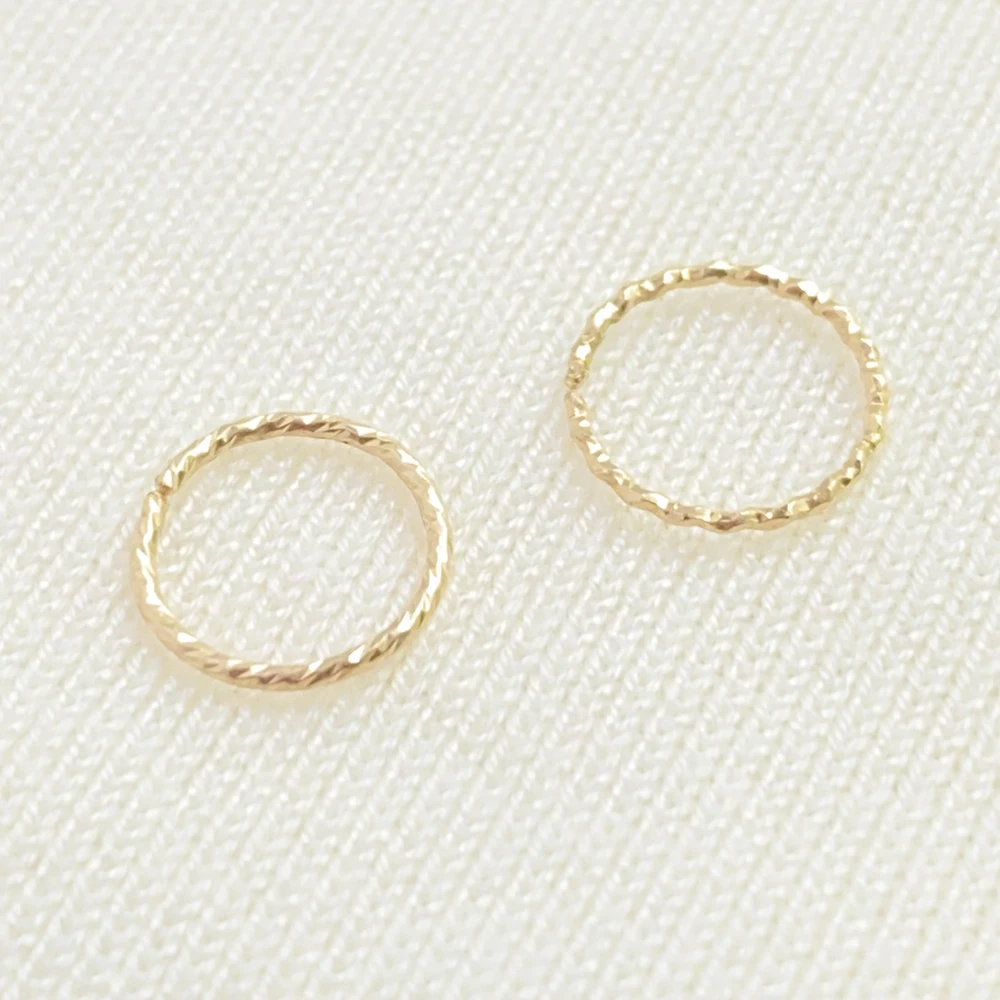

Earrings 14K Gold Filled Handmade Twist Hoops Hypoallergenic Earring Jewelry for Women Party Birthday Daily Gifts