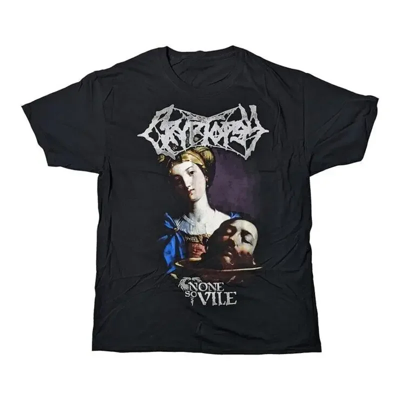 Nueva camiseta Popular Cryptopsy None So Vile de algodón para hombre S 235Xl