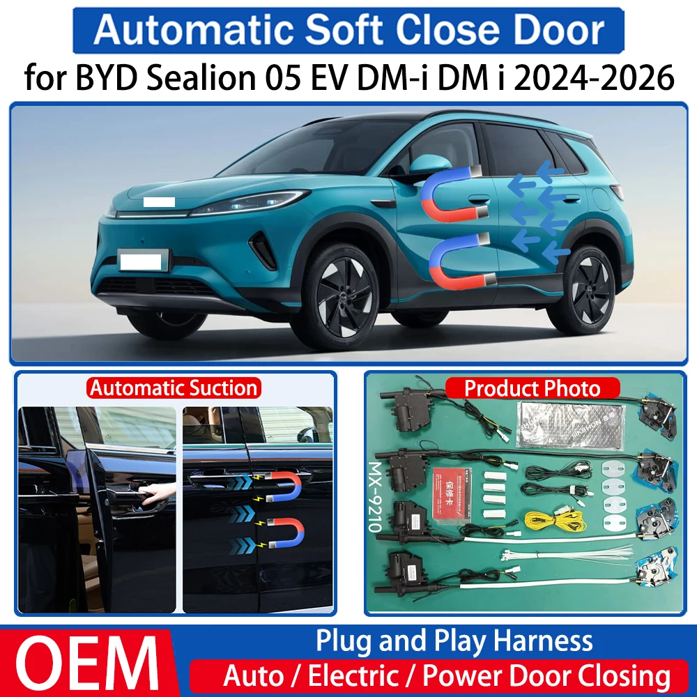 

for BYD Sealion 05 EV DM-i DM i 2024 2025 2026 OEM Car Automatic Soft Close Door Electric Suction Kit Auto Power Closing System