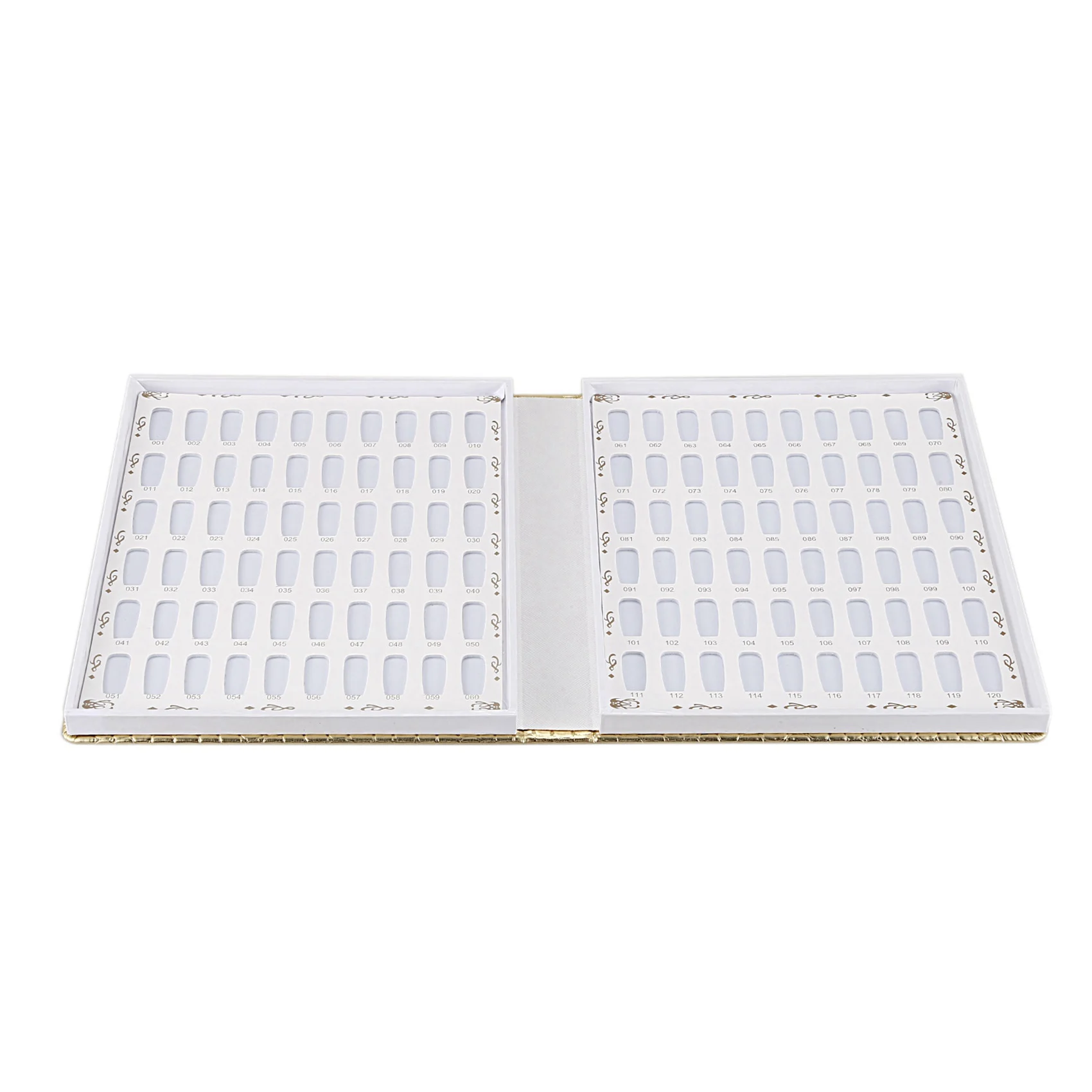 AT29-2X 120 نصائح مسمار لون الفن عرض كتاب مسمار البولندية مخطط الألوان مخطط الألوان لطيف مسمار الفن الرسم البياني لأداة صالون الأظافر