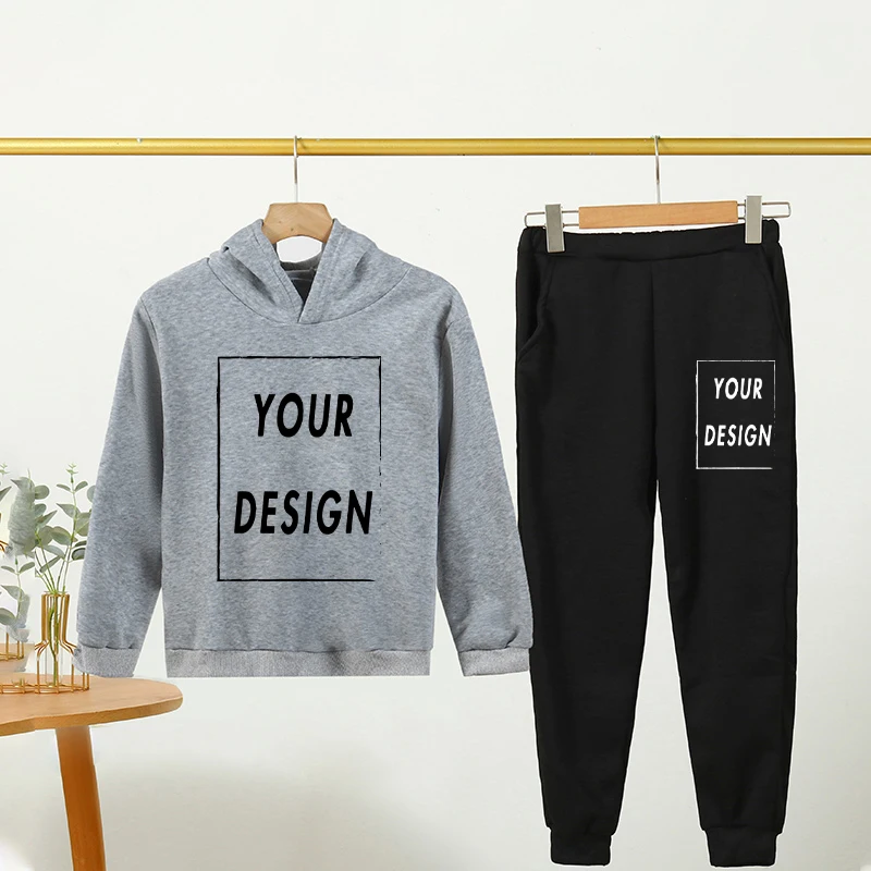 Kinder Mode 2 stücke Pullover Hoodie + Hosen Anzüge 1-8Y Jahre Jungen Mädchen Casual Langarm Sportswear Trainingsanzüge Kinder kleidung – Detail 9