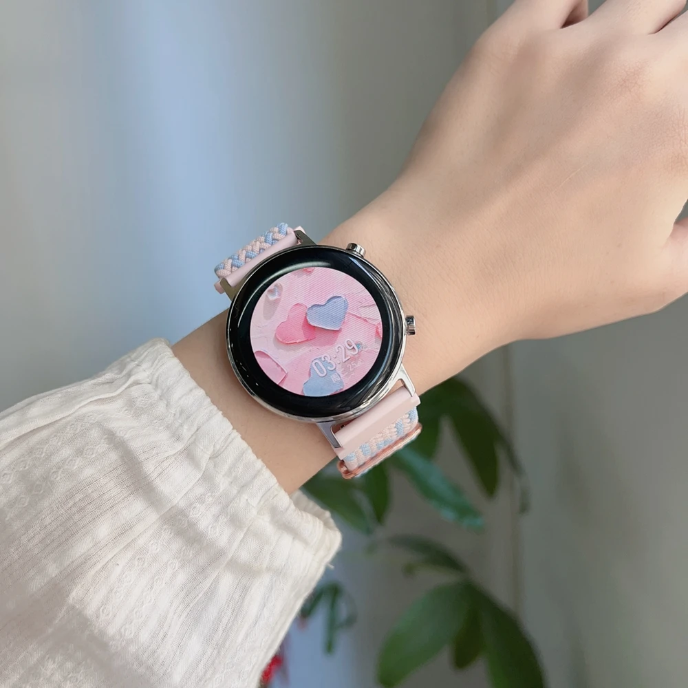 Loop band nylon For Samsung Galaxy Watch 7 FE 5 Pro 4 6 classic 44mm 40mm sport bracelet correa Galaxy Watch 7 Strap