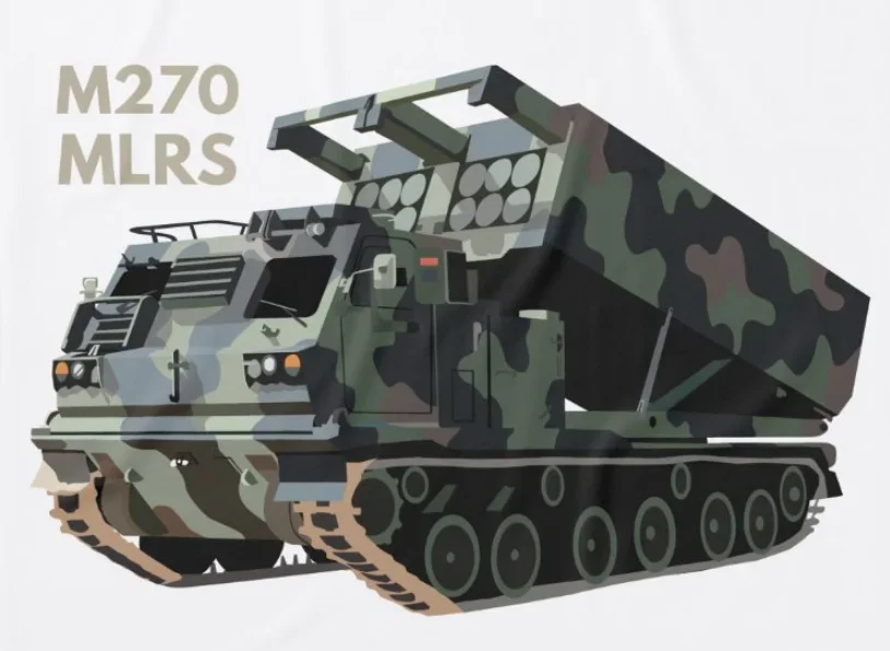 Legendary American Multiple Launch Rocket System M270 MLRS T-Shirt Short Sleeve Casual 100% Cotton O-Neck Summer Mens T-shirt