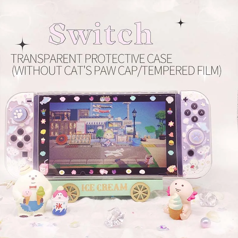 Imagem -03 - para Nintendo Switch Soft Case Acessórios ns od Kawaii Silicone Proteger Soft Shell para Interruptor Acessórios Console Portátil Jogos