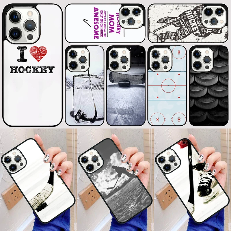เคสโทรศัพท์ลายฮอกกี้แม่ฮอกกี้ ดีไซน์เท่ไม่เหมือนใคร สำหรับ iPhone 17 Air 16 15 14 13 11 12 Pro Max Plus
