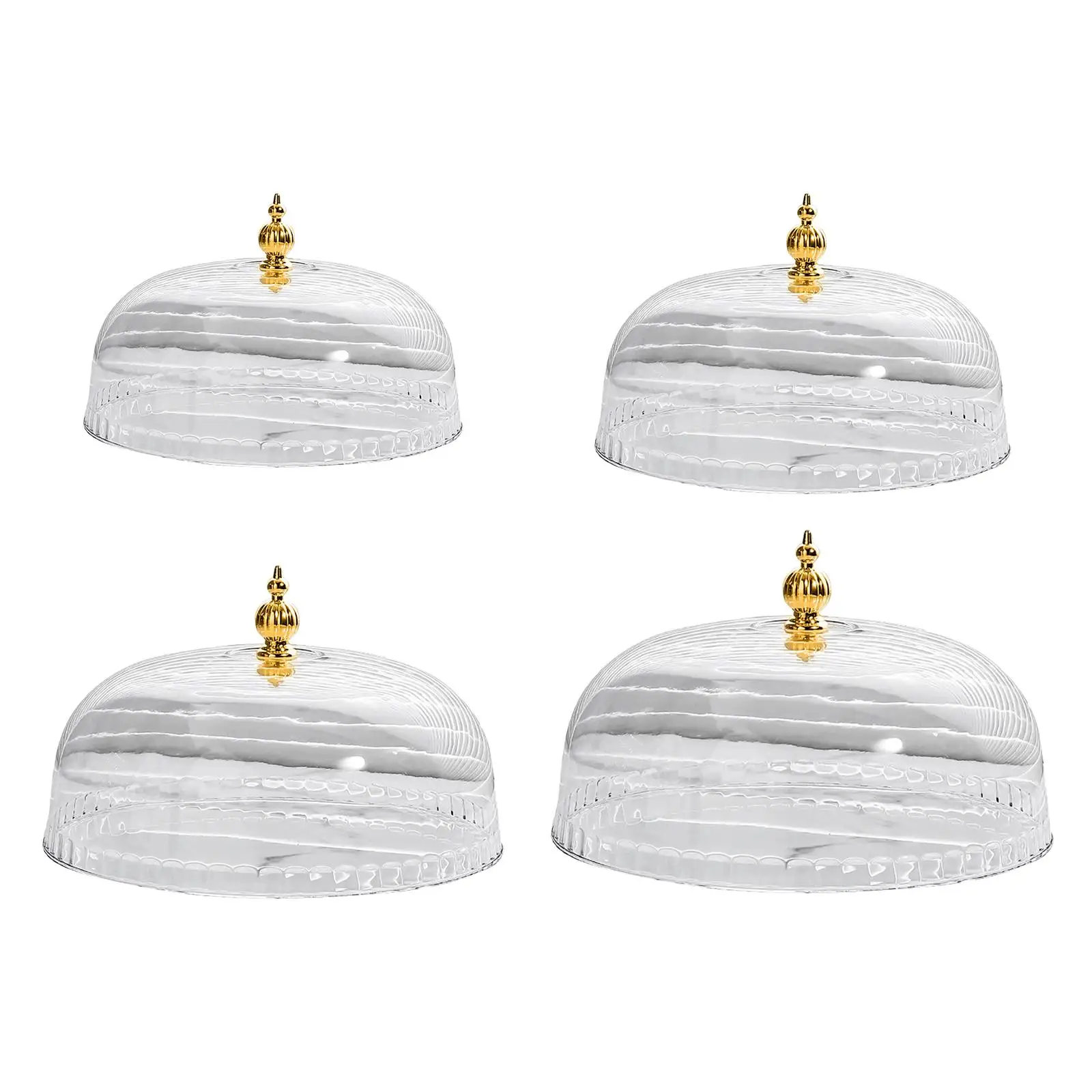 

Dessert Stand Cover Sturdy Reusable Round Multifunctional Cake Lid Food Protector Serving Dish Cover for Kitchen Picnic Outdoor