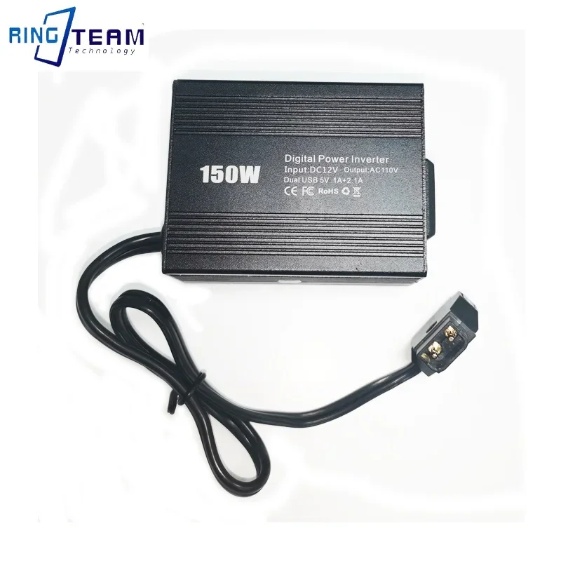 

D-TAP DC 12V Intelligent Power Inverter - Digital Display 2USB + AC 110V Interface