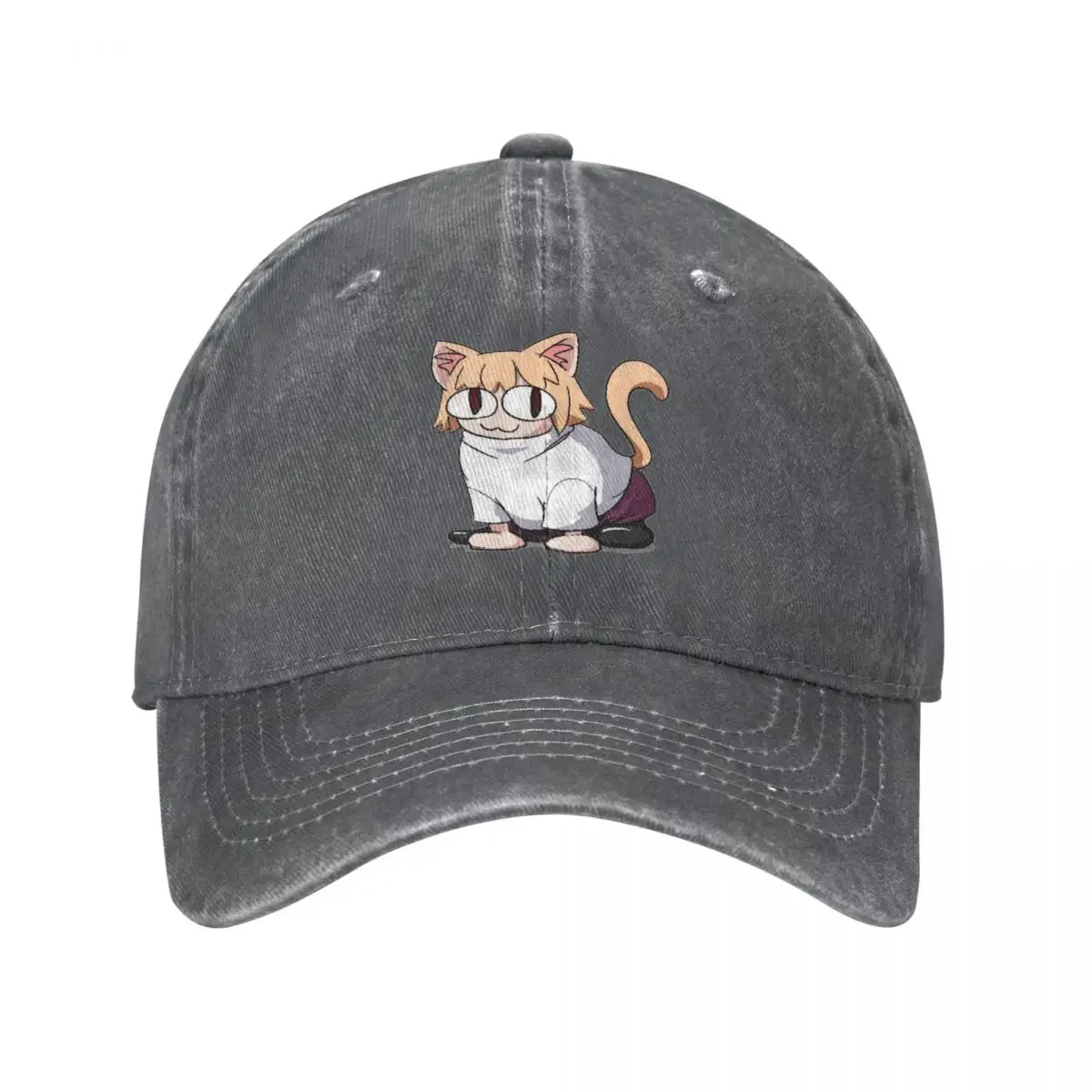 Cute Neco Arc Cat Jeans Baseball Caps Adjustable Hat Dad Japanese Anime Cap Spring Summer Hip Hop Casquette