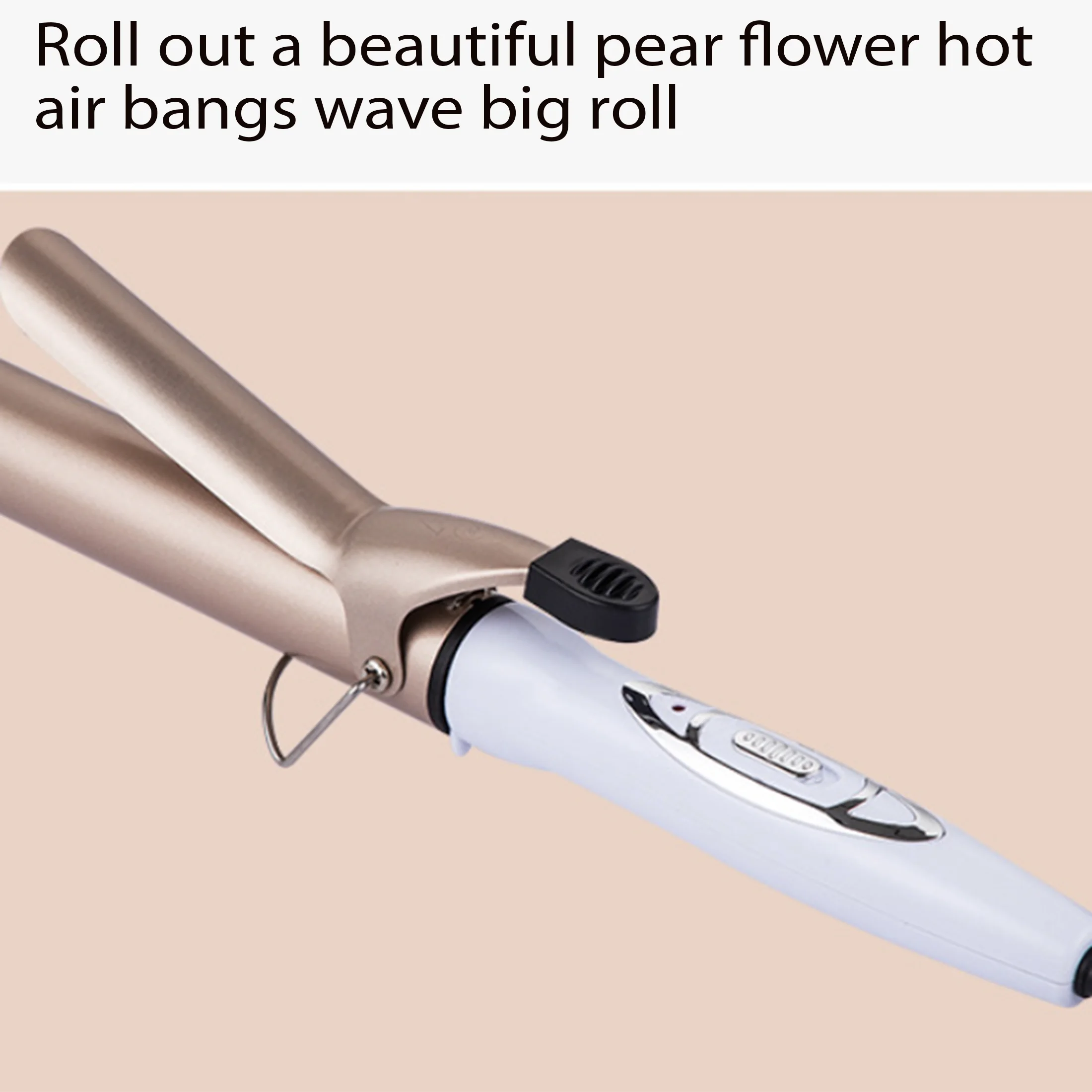 

Large Wave Hair Curler - Gentle Negative lonTechnology, Ergonomic Design for All Hair Types,
