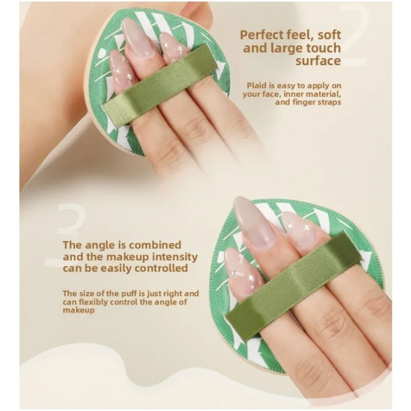 2 szt. Duże, miękkie gąbeczki do makijażu z bawełny, do stosowania na sucho i na mokro, do podkładu, korektora, poduszki powietrznej, bezpieczne dla skóry, grube gąbki do twarzy.