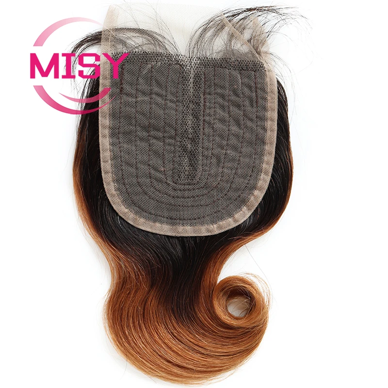 4x1 Lace Closure 100% Human Hair Brazilian Body Wave Closure T Part Closure With Baby Hair 6 8 10 Inches