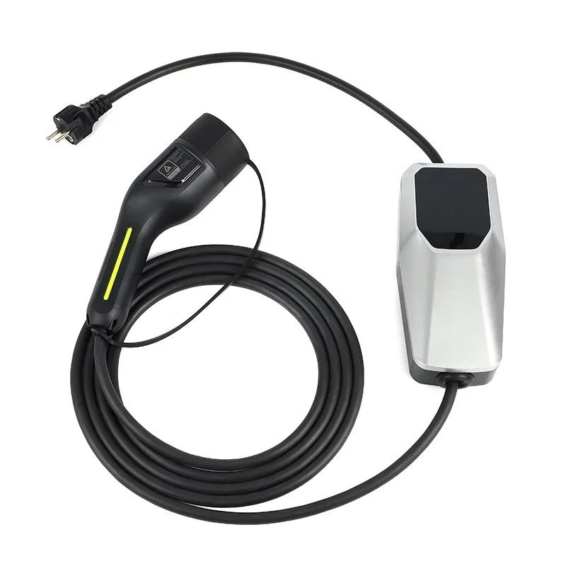 20 meter 15 meter-4 m elektrische autolader 3,5 kW lange kabel 6A-16A voertuig wallbox EVSE waterdicht type 2 type 1 schuko-stekker 1P