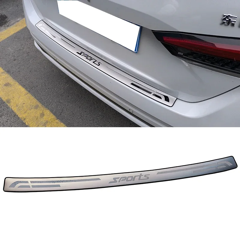 الجذع تقليم سيارة الفولاذ المقاوم للصدأ لنيسان ألتيما المصد الخلفي حامي عتبة الباب غطاء ملصقات اكسسوارات 2022 2023 2024 2025