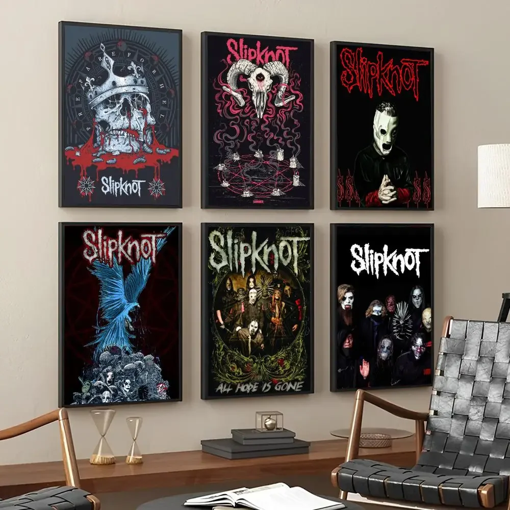 1pc Slipknot Poster Paper Print Home Bedroom Entrance Bar Cafe Art Painting Decoration