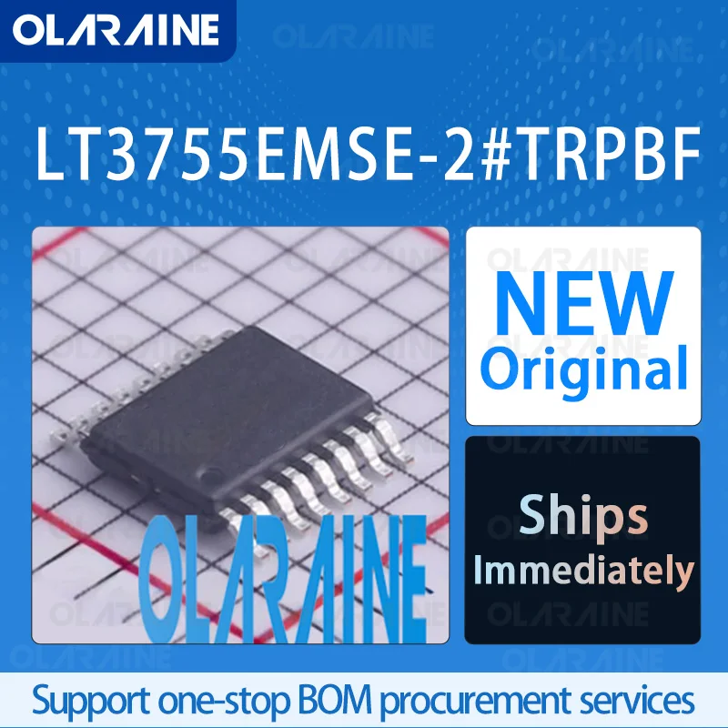 

1/5/10Pcs LT3755EMSE-2#TRPBF MSOP-16 original ic chip LED lighting driver ICs RoHS 1 Output Current 10 A