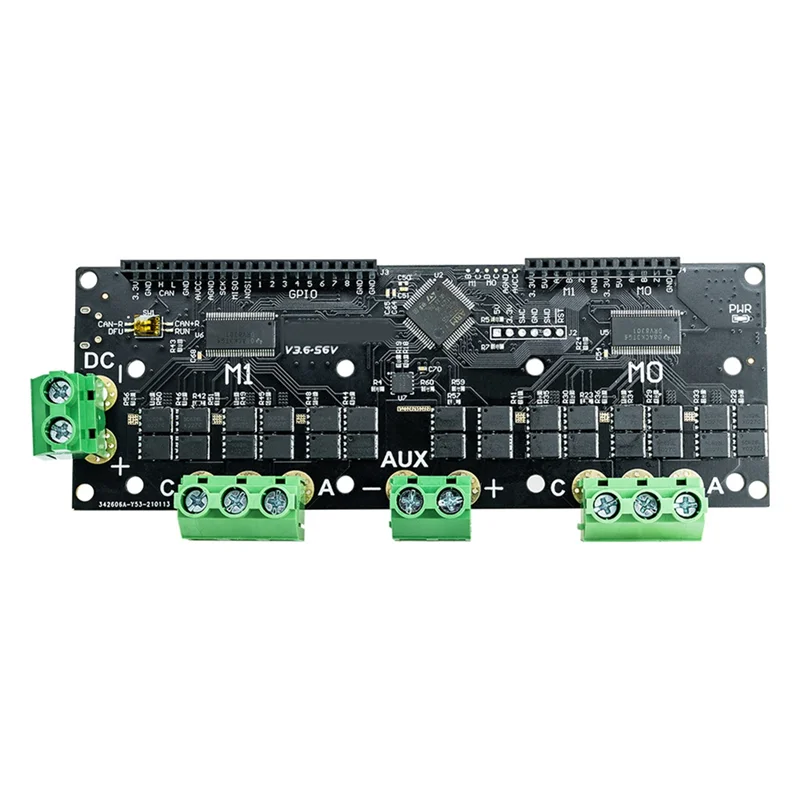 Placa controladora de motor duplo ABGN MKS XDRIVE Xdrive3.6 de alta precisão para AGV-Servo, 56V FOC BLDC, baseada em atualização Odrv V3.6