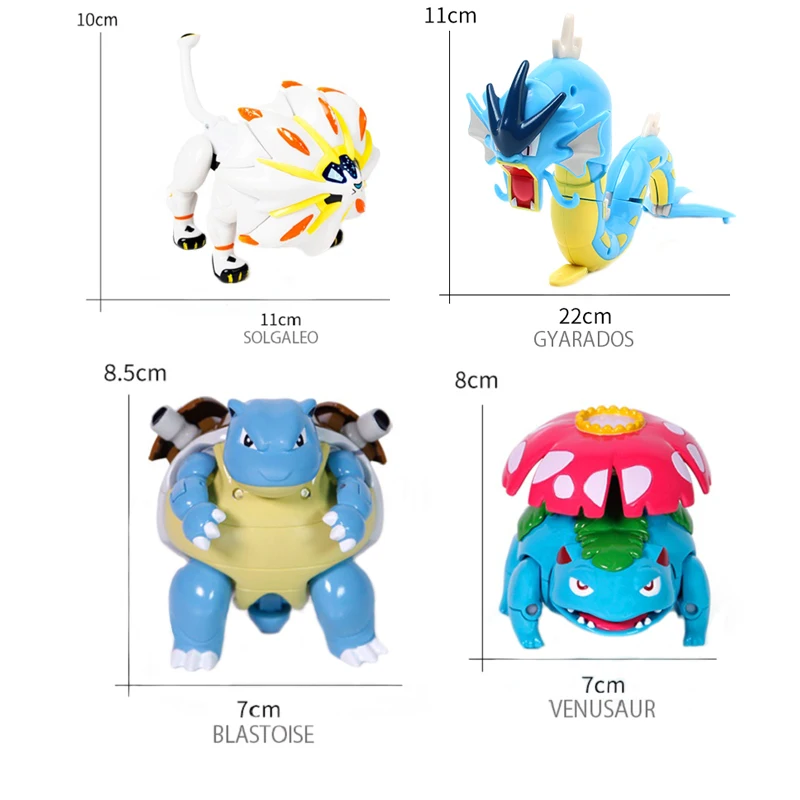 Pokemon Figuur Pokeball Box Originele Pikachu Vervorming Speelgoed Anime Figuur Charizard Pocket Monster Model Kinderen Verjaardagscadeau