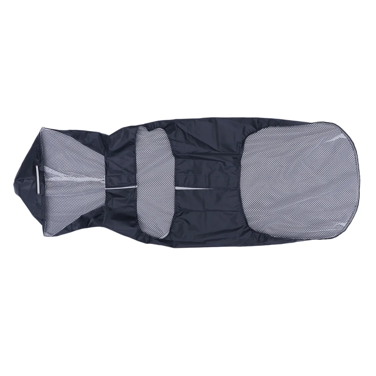 

Black 3xl Pet Dog Raincoat Hooded Reflective Waterproof Puppy Poncho Lightweight Breathable Raincoat