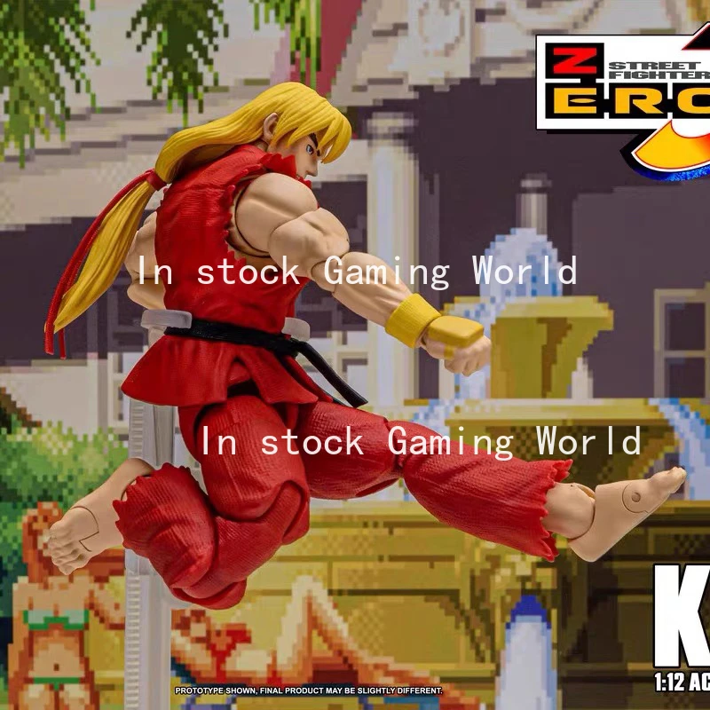 

In Stock Storm Toys 1/12 Young Street Fighter 3 Ken Ken King of Fighters Arcade 6 Inches Action Figure Gift Collection