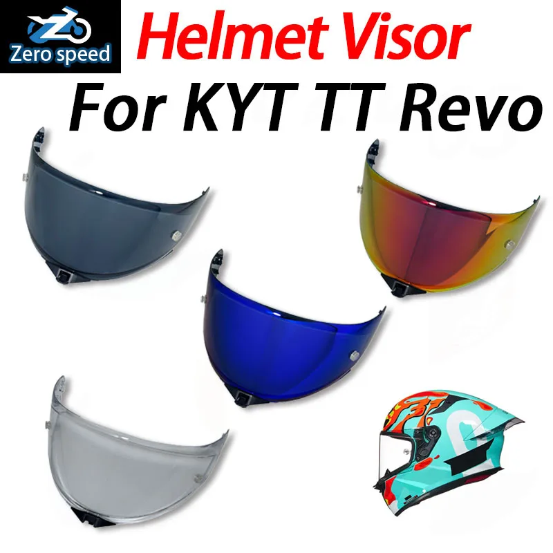 

TT REVO Motorcycle Helmet Lens For KYT TT REVO Helmet Visor Windshield Shield Glasses Visor Helmet Accessories