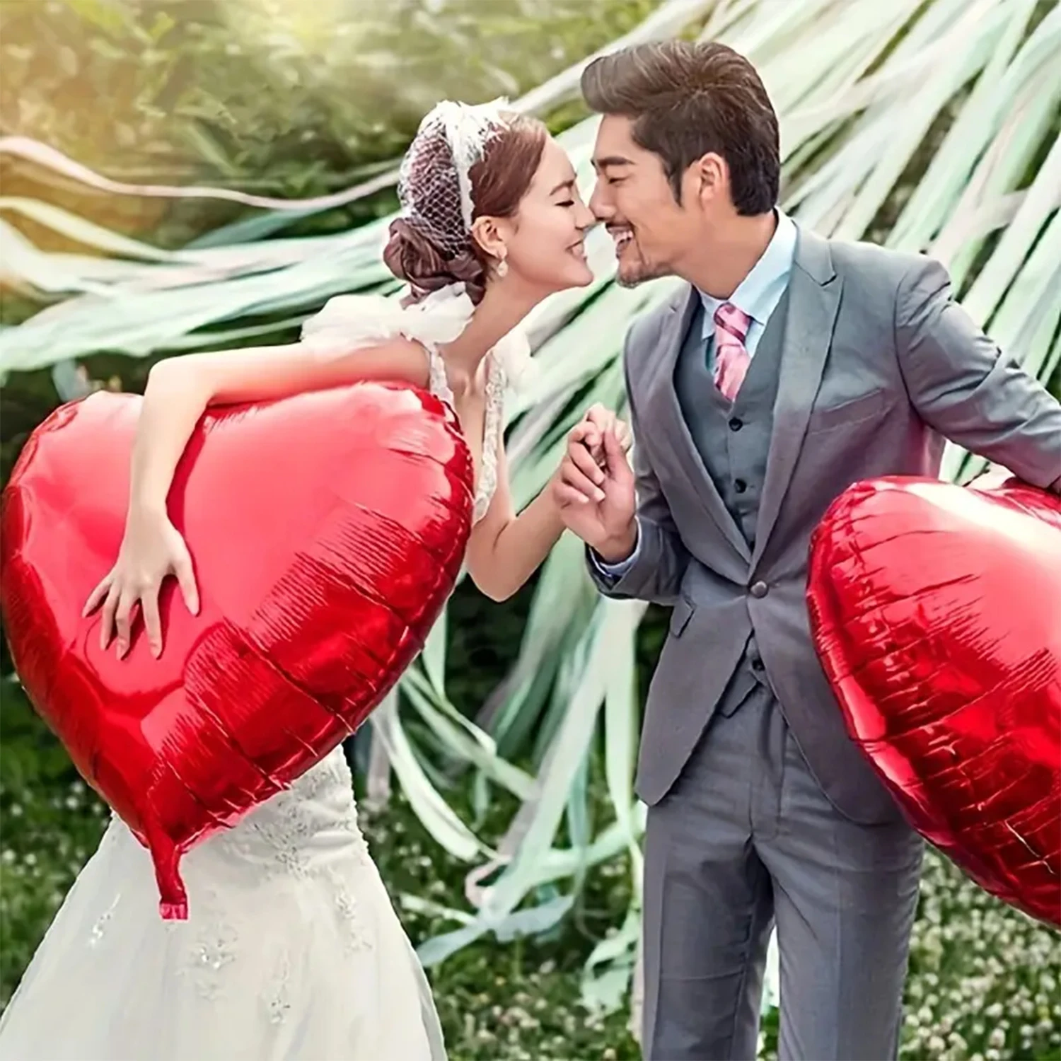 32 inch large red heart balloon Valentine\'s Day decoration heart-shaped balloon romantic decoration
