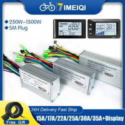 Electric Bicycle 250W-1500W Sinewave Controller and LCD Display 36V 48V LCD866 LCDGD01 LCDS900 For Ebike Conversion Kit