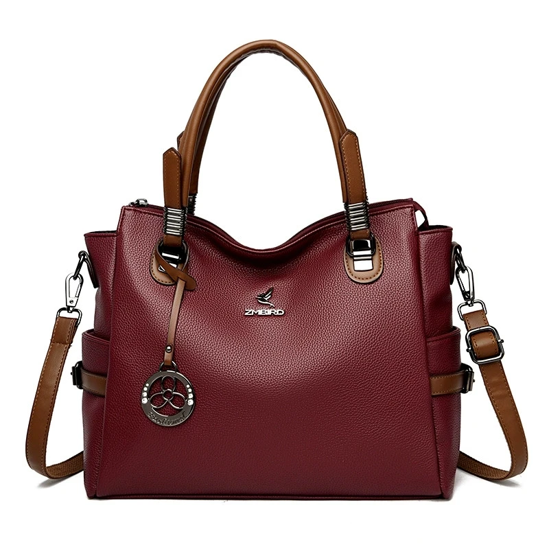 New Crossbody Bag Women's Single Shoulder Bag Women's Large Capacity Middle aged Fashion Mom Bag