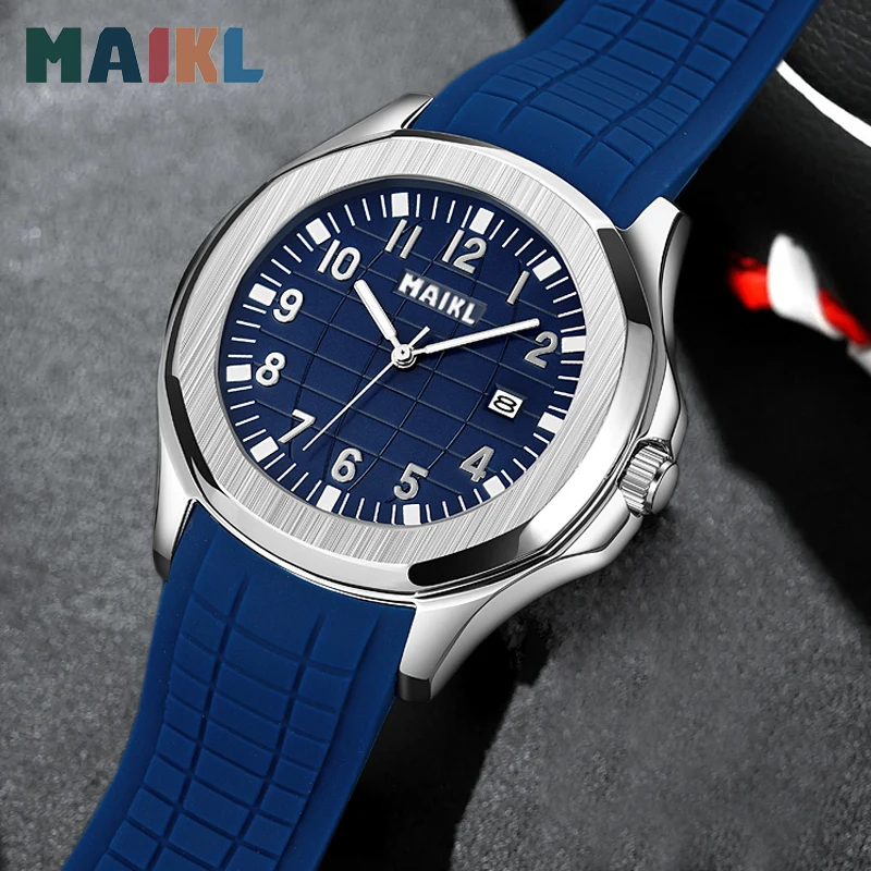 MAIKL Fashion Man Casual Waterproof Date Sports Watches Clock For Men Male Relogio Masculino Quartz Movement Wristwatches GM20