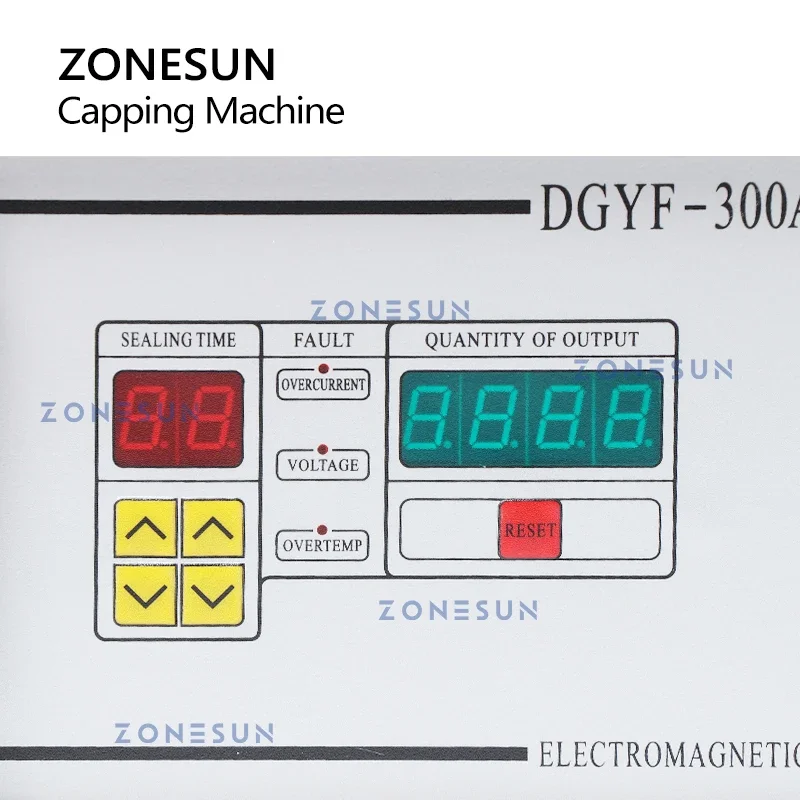 ZONESUN-sellador de inducción de mano, máquina de sellado de botellas de vidrio y plástico, con punta puntiaguda de papel de aluminio, ZS-FK300