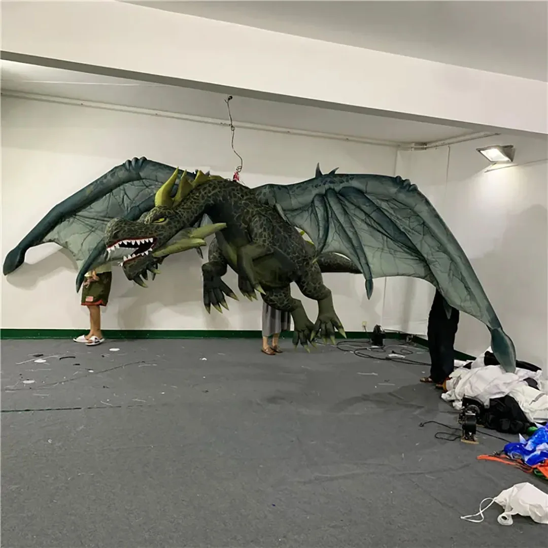 Gigantyczny nadmuchiwany smok dmuchany powietrzem latające smoki rekwizyty do dekoracji klubu nocnego do reklamy na wystawy imprezowe