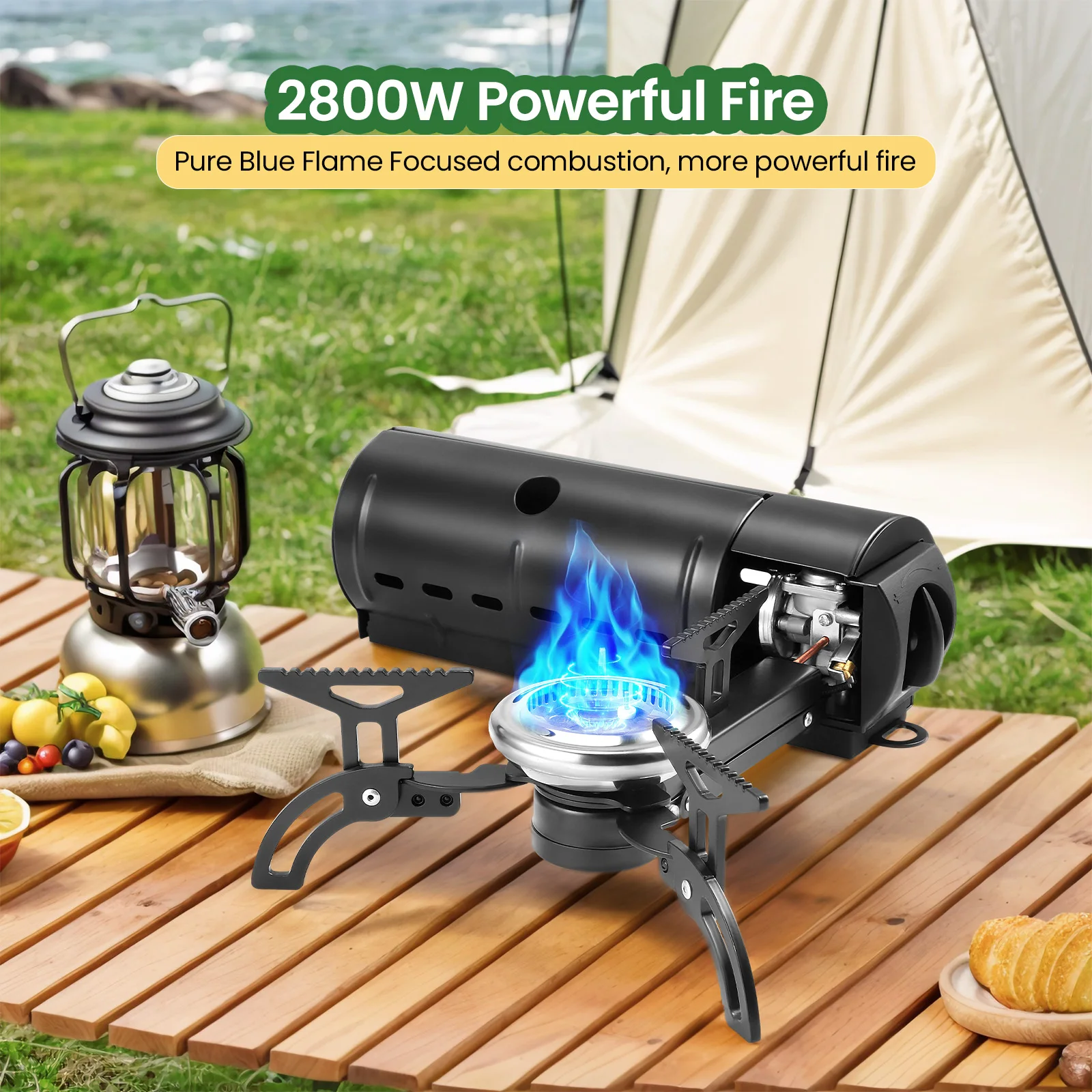 Cuisinière pliante Portable 28 - Camping Cooking Gas Stove Portable Tool avis et prix