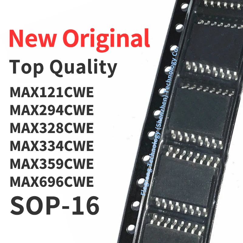 (1 Piece) MAX121CWE MAX294CWE MAX328CWE MAX334CWE MAX359CWE MAX696CWE +T SOP-16 New Original Chip IC