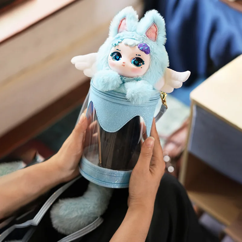 Dumia Ula Weather Series Jelly Bag Borsa portatile in vinile carino per il dolore Borsa a tracolla Anime Surprise Blind Box