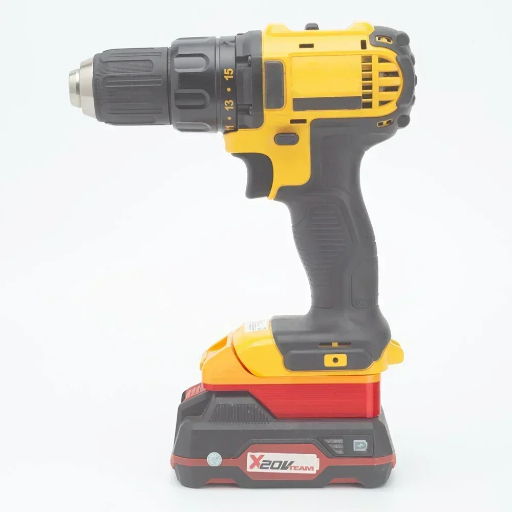 리튬 배터리 컨버터 어댑터, 전원 도구 액세서리, 배터리 미포함, Lidl Parkside X20V 팀 to DeWalt 18V