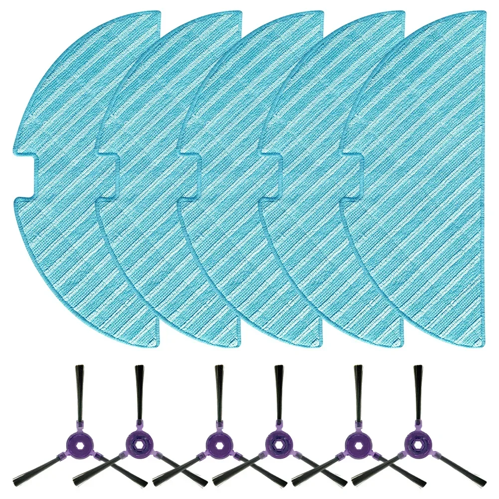 Mop Cloth Side Brush Kit For Wap Robot For Wsmart Vacuum Cleaner Replacement Accessory Parts Mop Cloths Side Brushes Kits