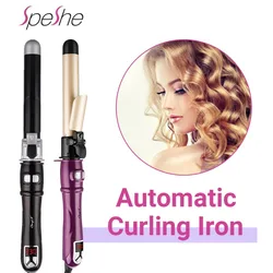 25/28/32mm Barril De Cerâmica Curlers De Cabelo Rotação Automática Curling Iron Para O Cabelo Ferro Curling Wands Waver Hair Styling Appliances