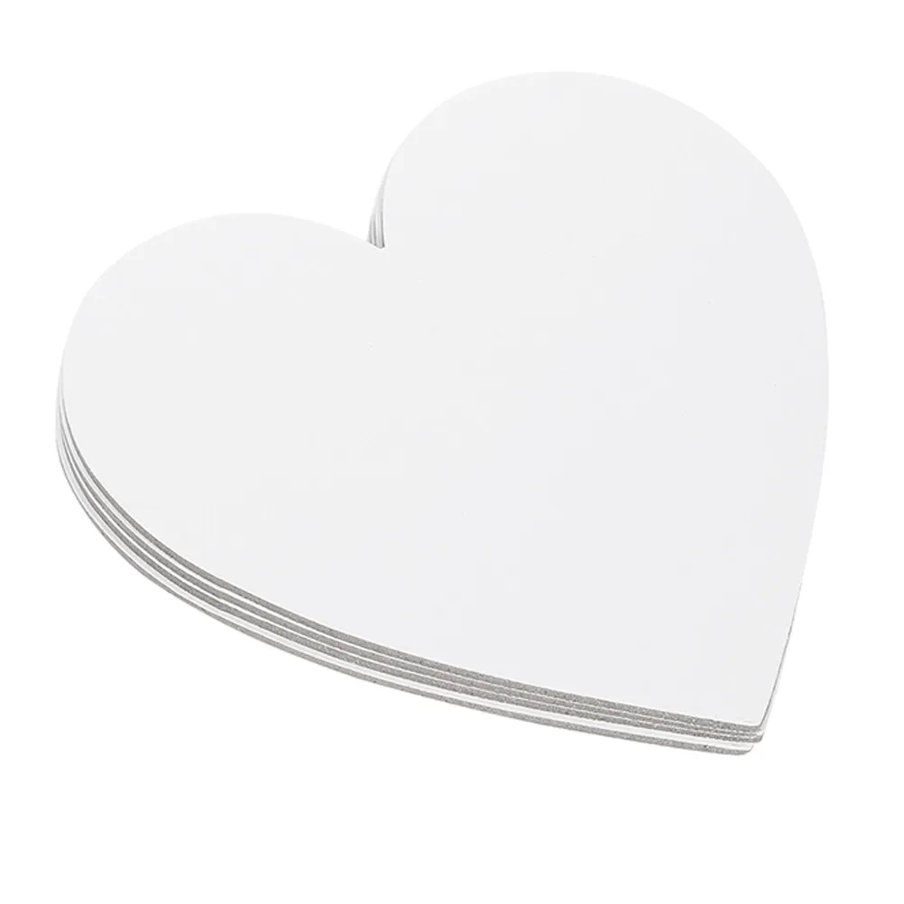 

Набор из 4 холстов в форме сердца, хлопковые, с гладкой поверхностью, для масляной и акриловой живописи, художественные принадлежности