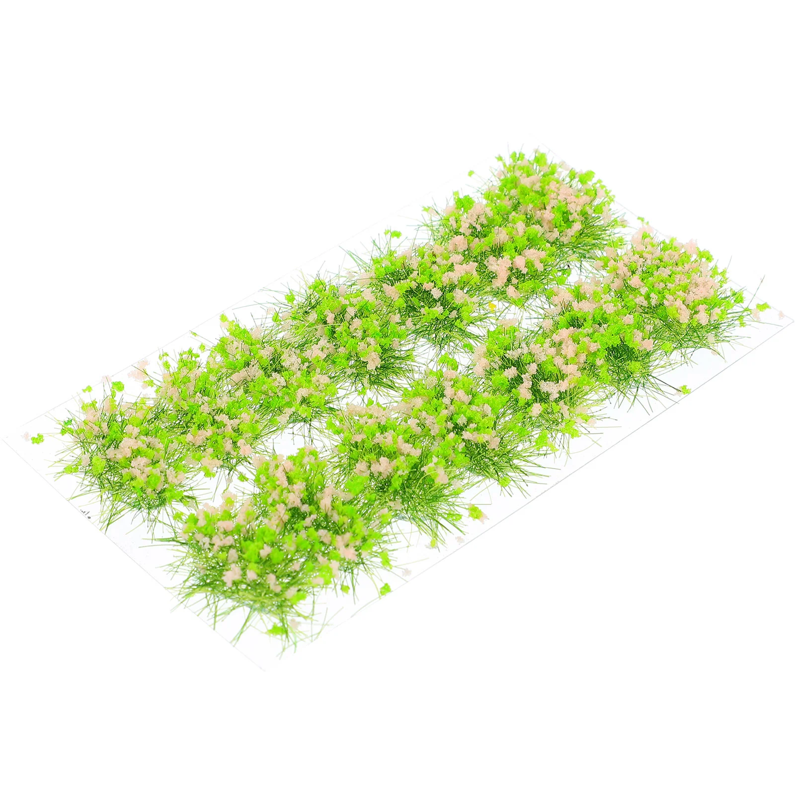 Grass Shed Plant Decor Flower Vegetation Groups Cluster for Static Scenery Shrub Plastic Resin Material