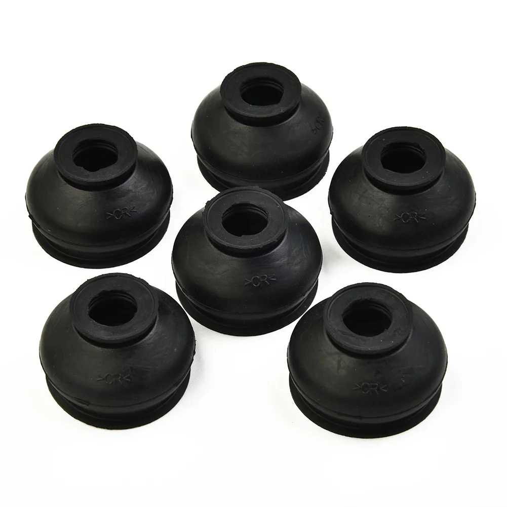 Practical To Use Replacement 100% Brand New Ball Joints Dust Cover 6pcs Black Car Accessories Dust Boot Gaiters