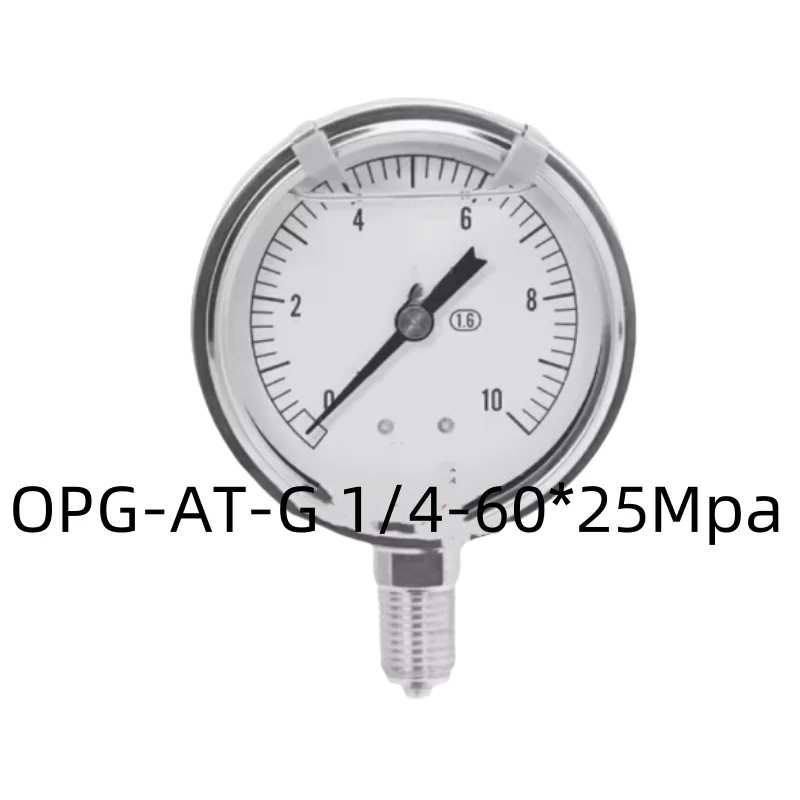 New Original Genuine Pressure Gauge     OPG-AT-G 1/4-60*25Mpa