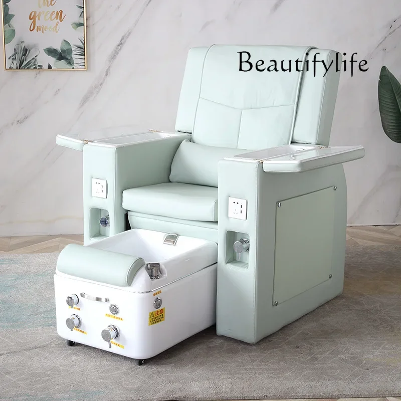 Electric Nail Beauty Sofa Massage Chair Hand and Foot Care Multifunctional Foot Washing Eyelash-Beauty Sofa Foot Beauty Chair