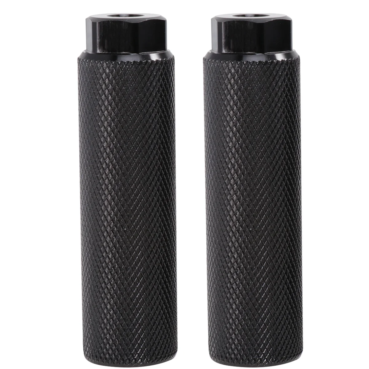 

Aluminum Alloy Bicycle Pedals Sturdy Long Cylinder Footpeg For Mountain Bike Repair Peg Replacement Part Blue