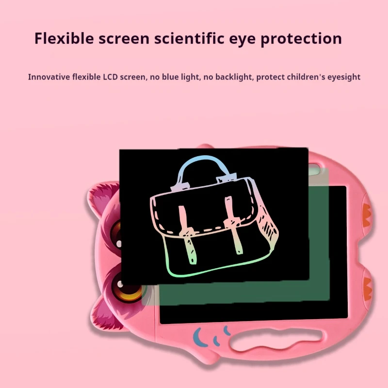 Cartoon Uil LCD Schrijftablet Tekentafel Kinderen Graffiti Schetsblok Speelgoed Handschrift Schoolbord Magische Tekentafel