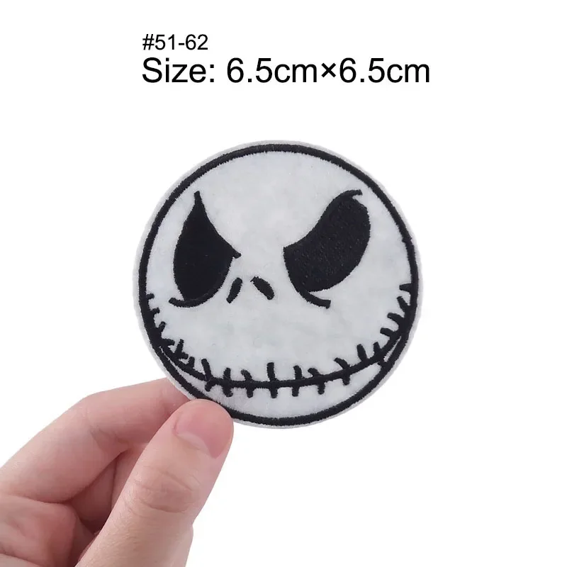 Disney The Nightmare Before Christmas Patch Embroidered Patches For Clothing Iron On Patches On Clothes Patch DIY Garment Decor