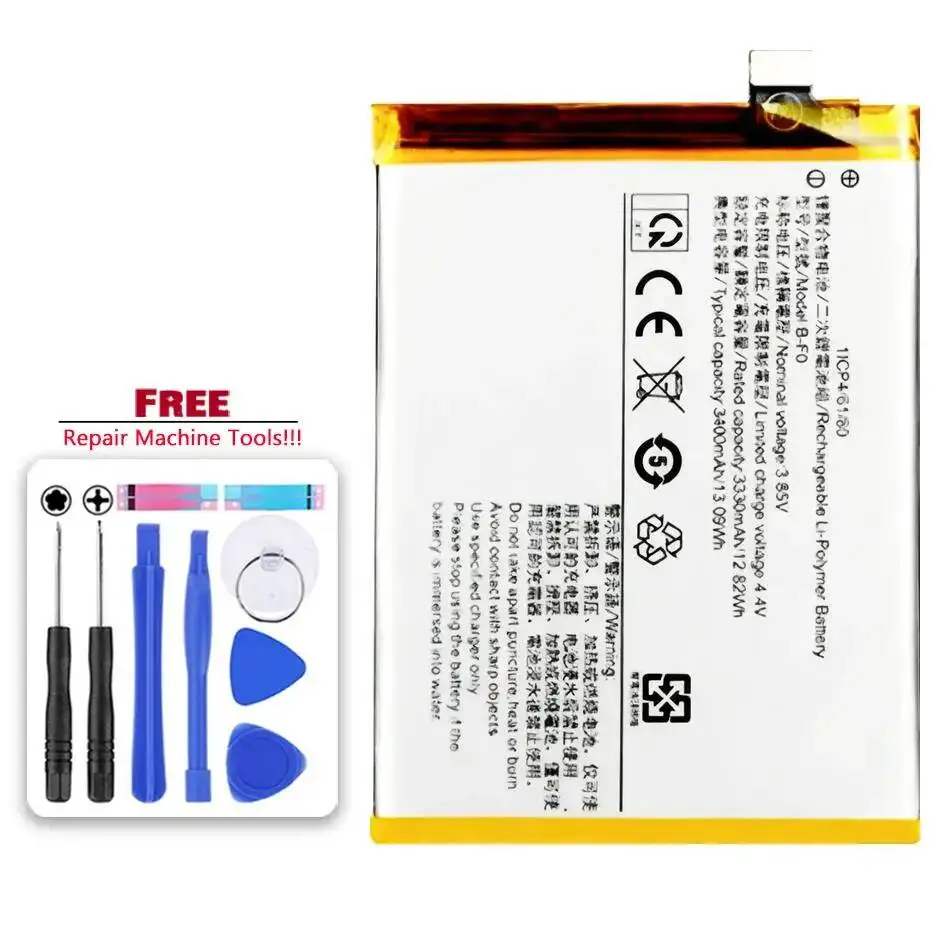 

Долговечная батарея B-F0 для мобильного телефона 3400 мАч для Vivo V11 Pro X21s 1804 1806 1814 PD1813F_EX, экологически чистая