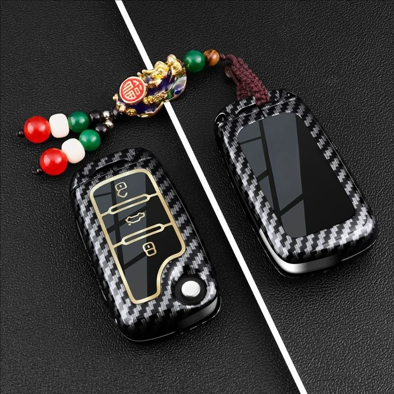Premium Zinc Alloy Key Cover Case for Volkswagen Lamando L/Passat Pro/Tharu/Tiguan L/Teramont X (2026) - Key Fob Shell