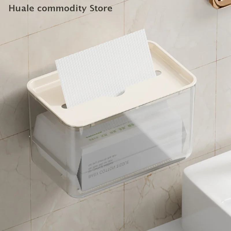 New Clear Acrylic Tissue Box Holder Tissue Dispenser Napkin Holder Car Home Office Desktop Tissue Storage Box Organizer